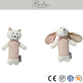 cat baby rattle as infant toy